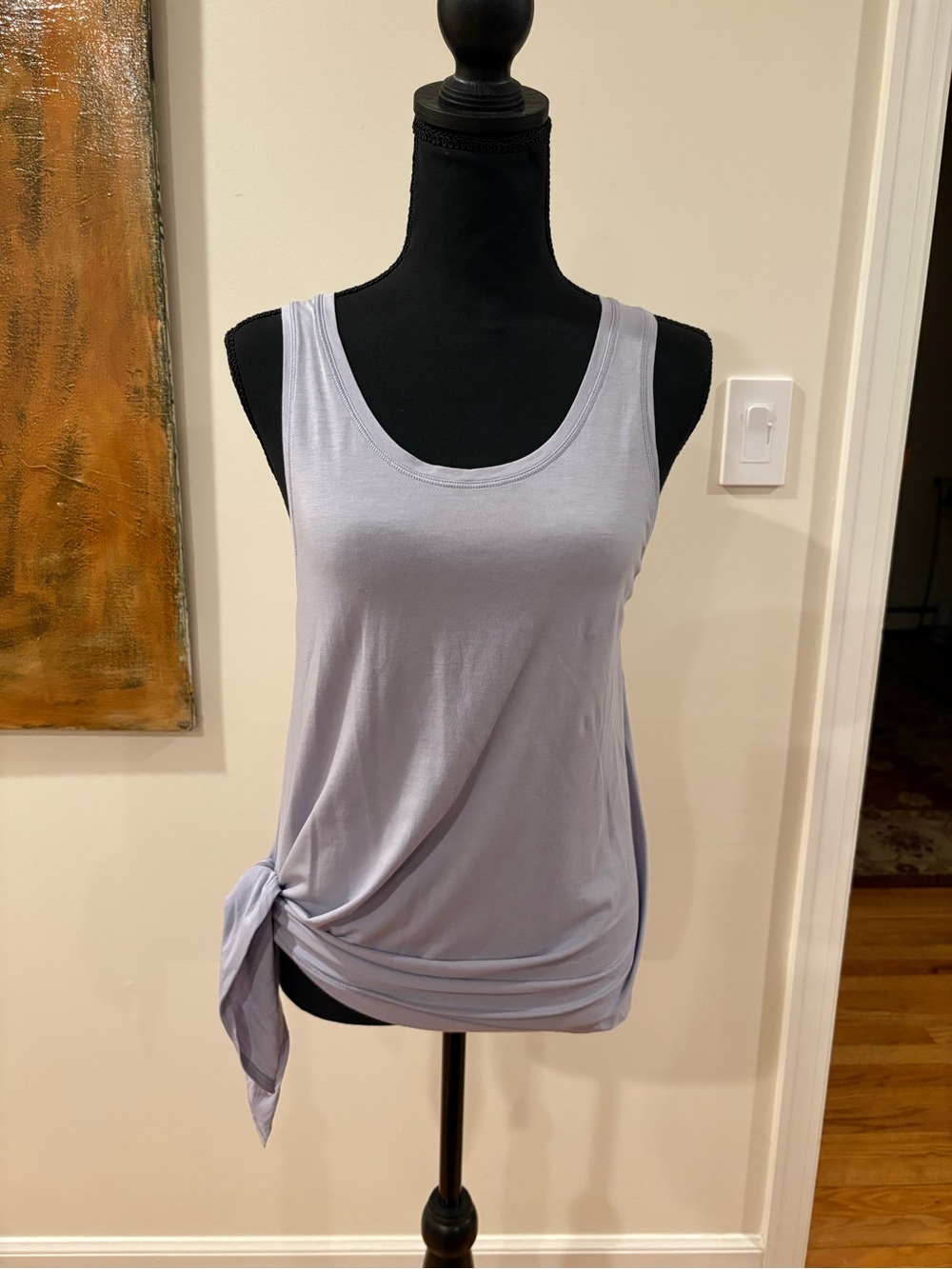 Lululemon Light Lavender Sleeveless Side-Tie Tank Top - Women